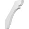 Ekena Millwork 3-in. W x 18-in. D x 24-in. H Olympic Architectural Grade PVC Knee Brace BRCP03X18X24OLY - alternate 1